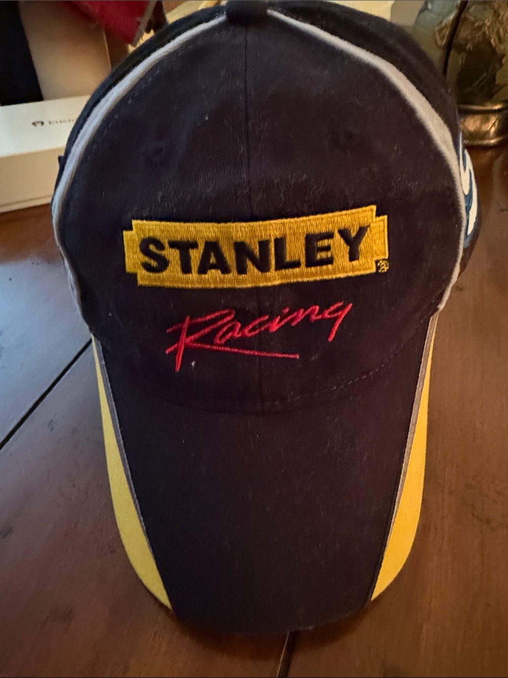 Stanley Navy Blue and Yellow Racing Baseball Cap